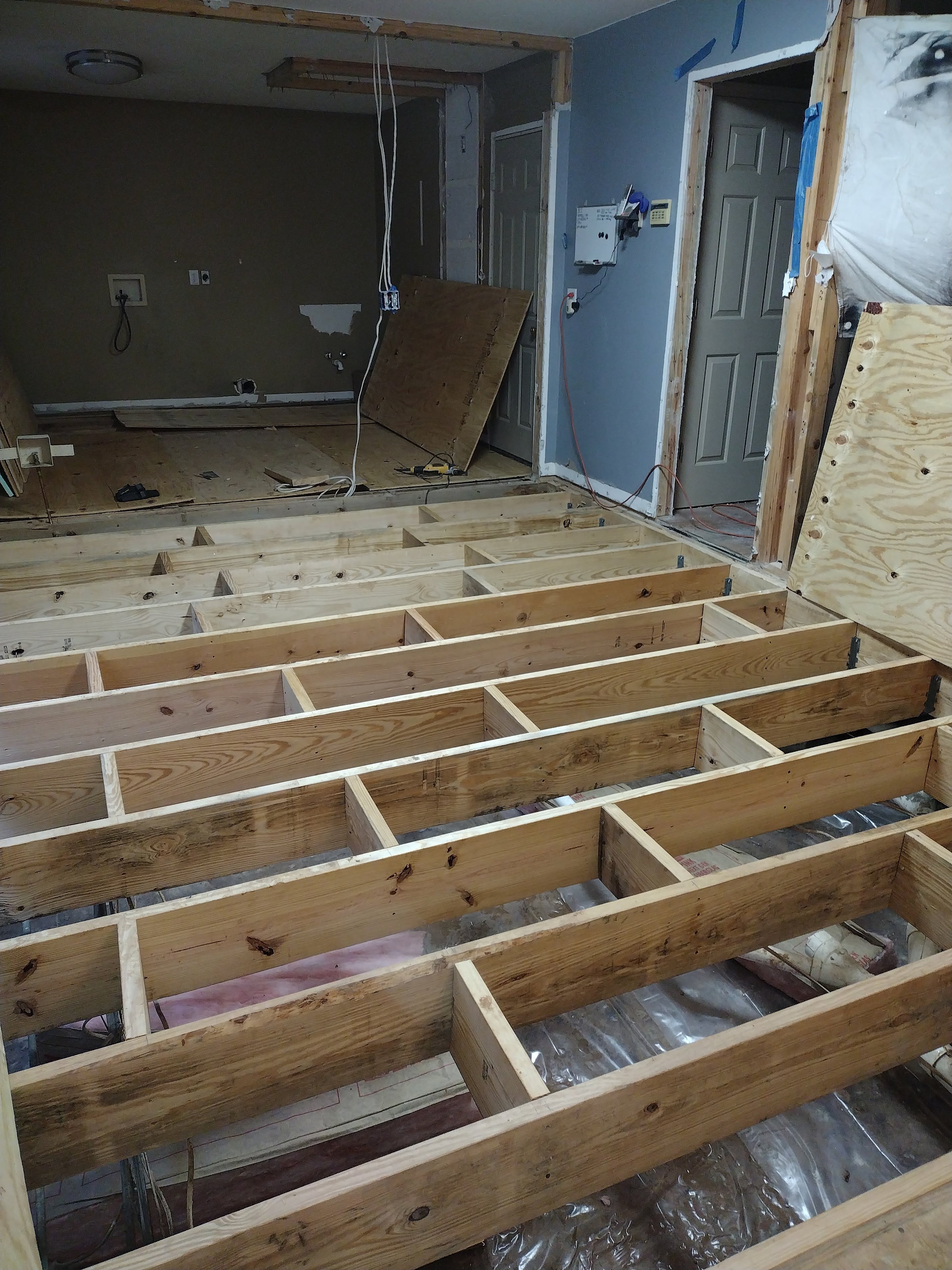 Interior framing and structural work