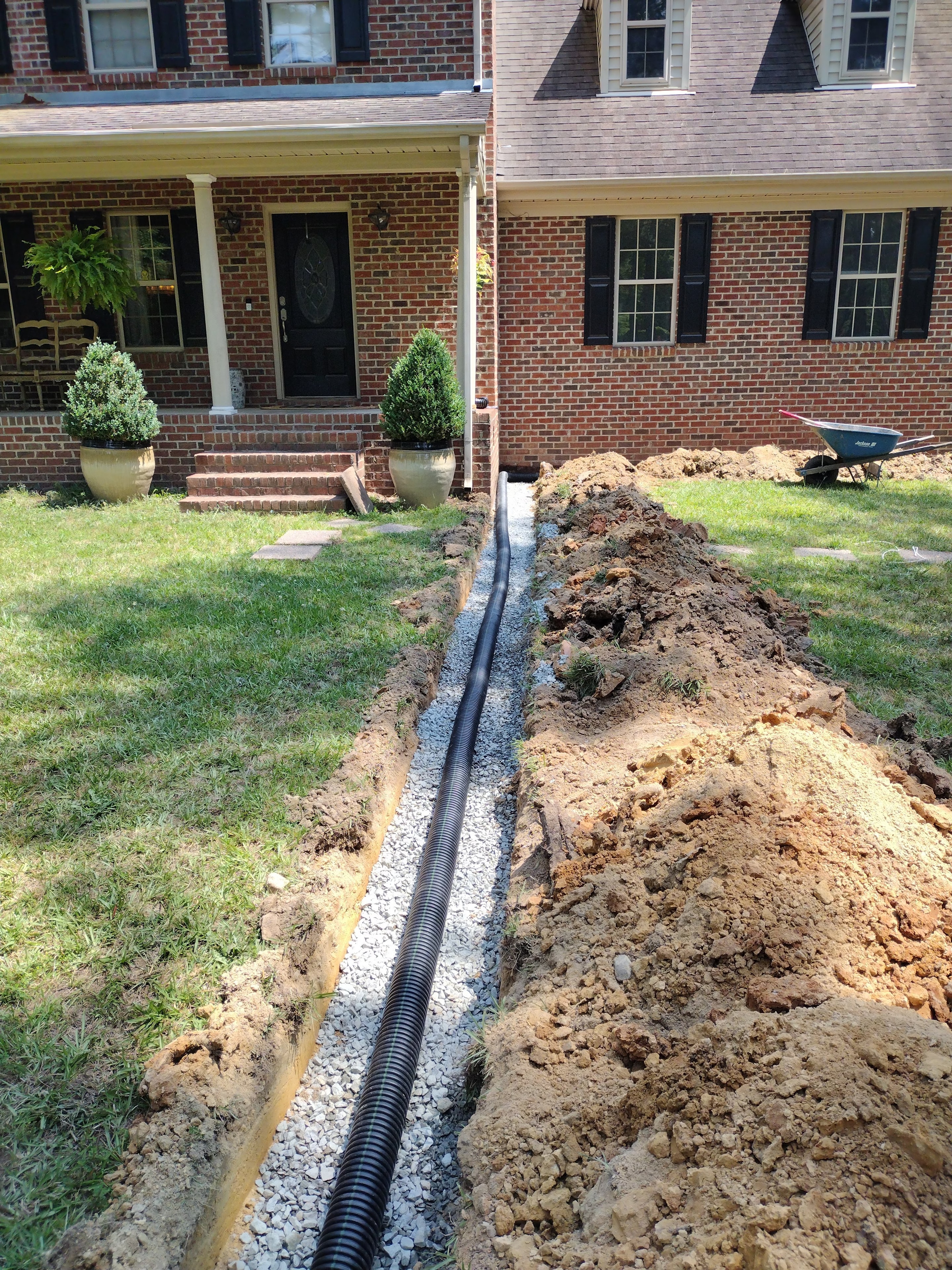 Stucco retaining wall